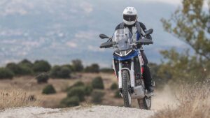 Fotos de la prueba de la Aprilia Tuareg 660