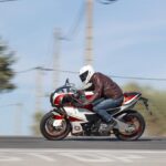 Prueba de la Bimota KB4