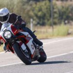 Prueba de la Bimota KB4