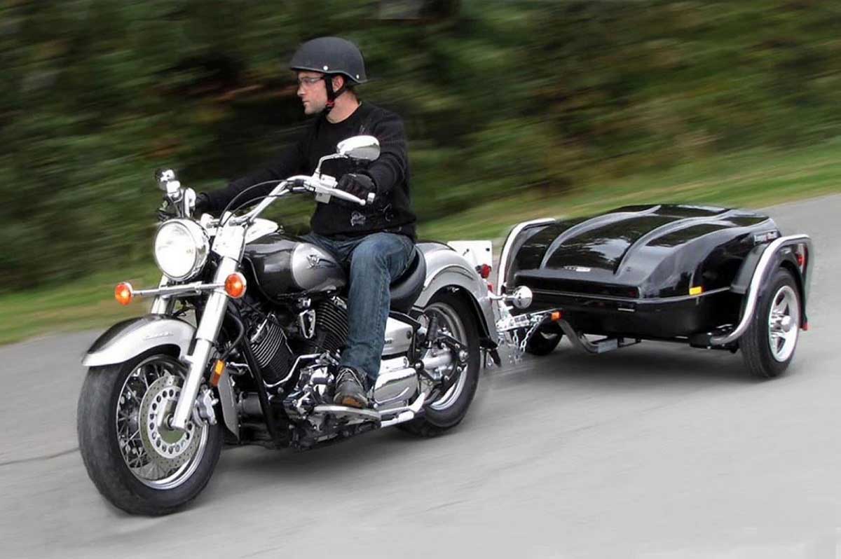 ¿Una moto puede llevar remolque? Esto es lo que dice la ley 3 Moto con remolque