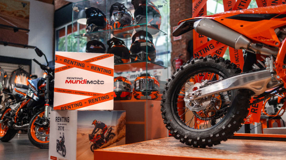 Mundimoto se encargará, en exclusiva, del alquiler de motos Kawasaki, KTM y Husqvarna