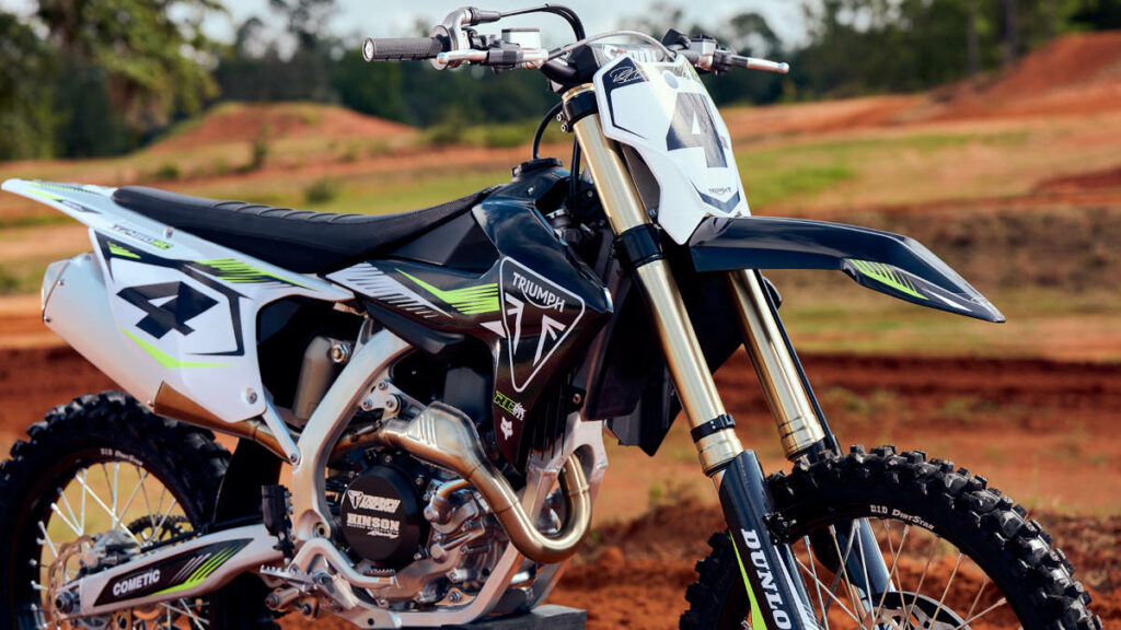 Triumph se mete de lleno en el motocross de élite con la nueva TF 450-RC Edition 9 Triumph TF 450-RC Edition 2025