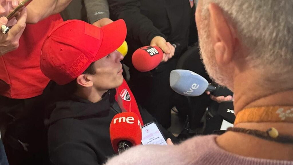 Primeras declaraciones de Marc Márquez tras su debut como piloto oficial de Ducati 2 Marc Márquez ducati