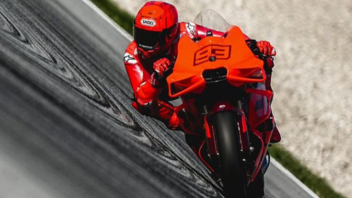 Primeras declaraciones de Marc Márquez tras su debut como piloto oficial de Ducati