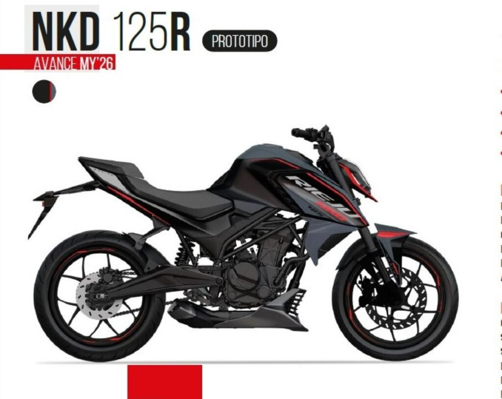La Rieju NKD 125R es un prototipo de naked sport que se presenta junto a nuevos modelos de las conocidas MRT 50 y Marathon 125 1 Rieju NKD 125R, prototipo