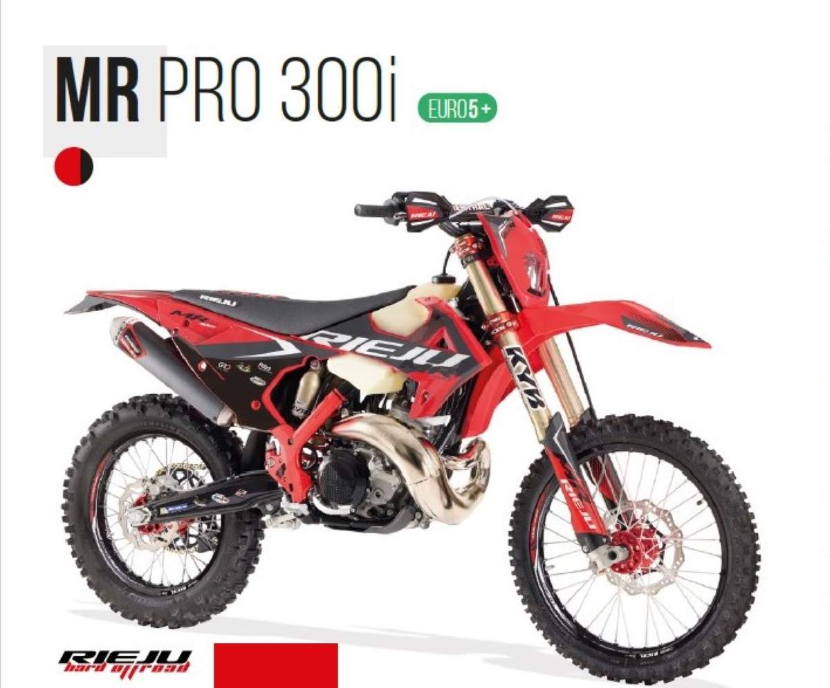 Rieju renueva para 2025 su enduro de competición con un motor 2T inyección en la MR 300i