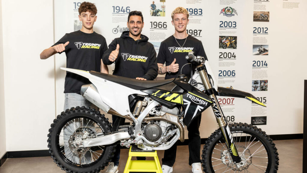 Fotos de los pilotos Triumph para el Nacional de MX 1 Pilotos Triumph para el Nacional de MX