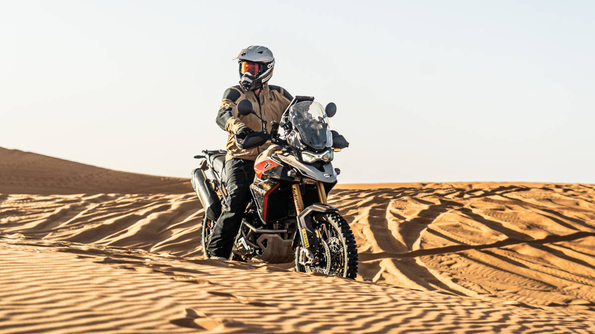 Triumph en el Addax Rally