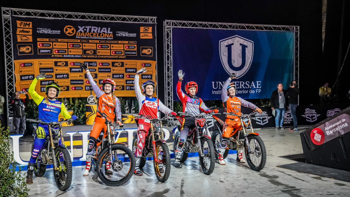 Barcelona abrirá en 2025 la primera edición del Trofeo FIM X-Trial Femenino 5 FIM X-Trial Femenino en Barcelona