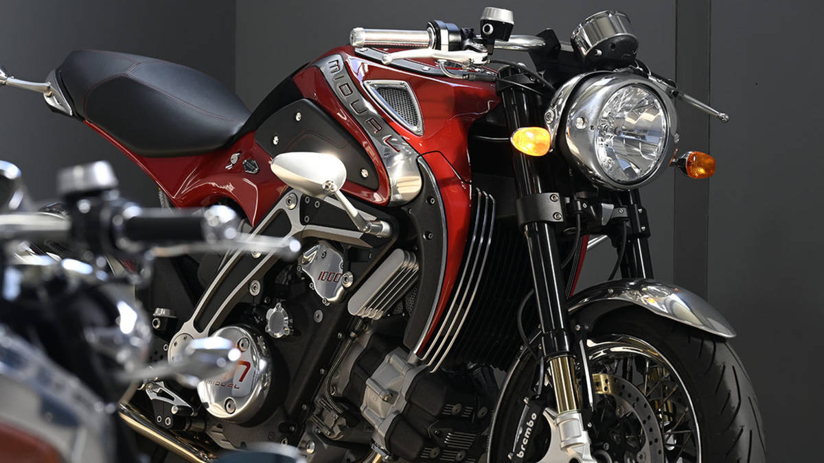 Midual Type 1: una moto artesanal con una curiosa disposición de los retrovisores