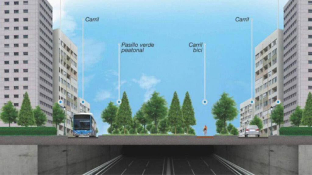 Madrid anuncia dos kilómetros más de soterramiento de la A-5. Ahora hasta la Avenida de la Aviación 8 Madrid trafico 1