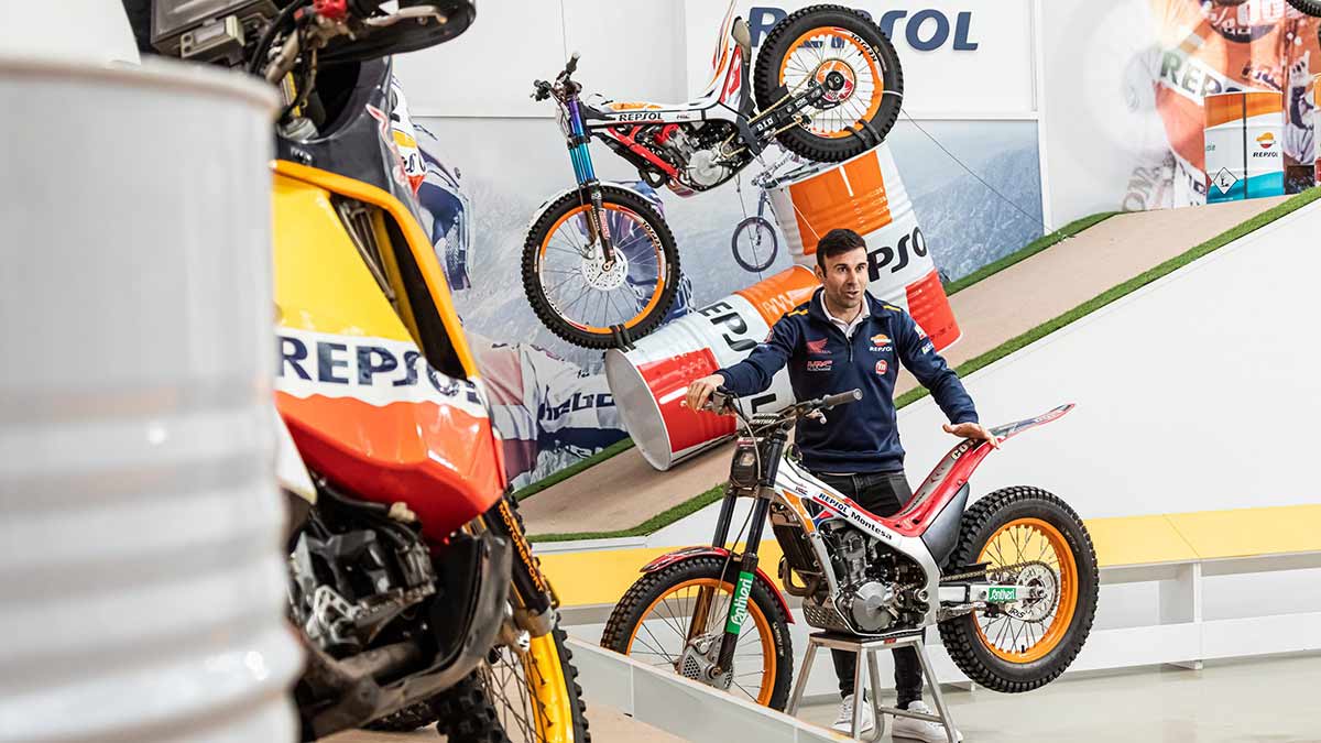 Fotos de la Montesa Cota 4RT de Toni Bou en el Museo de la Moto Made in Spain 4 Toni Bou