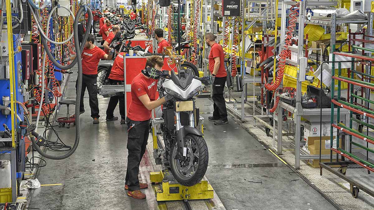La industria de la motocicleta pide no variar los aranceles a sus productos en el enfrentamiento comercial entre EE.UU. y la UE 1 Fábrica Ducati