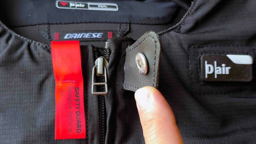 Fotos de la prueba del airbag Dainese D-air Smart
