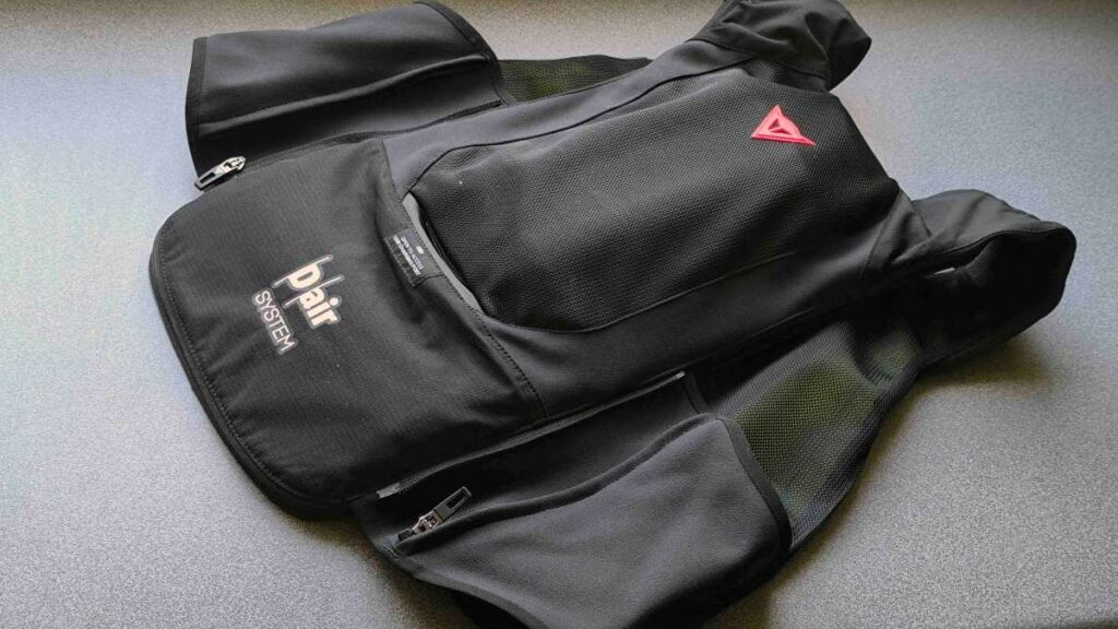 Fotos de la prueba del airbag Dainese D-air Smart