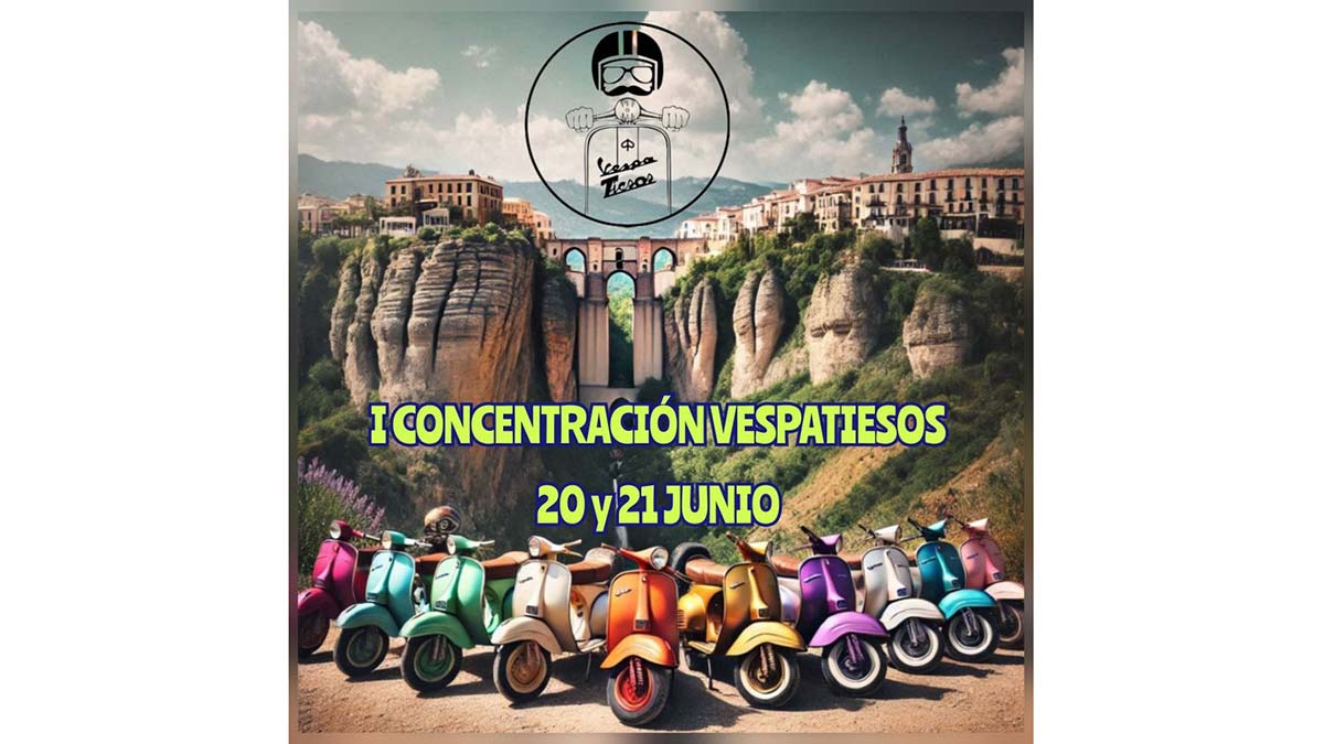 Ronda celebra la primera concentración de los Vespatiesos
